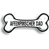 Affenpinscher Dad Dog in Pocket Car Bumper Magnet, Magnetic for