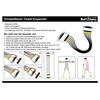 Bad Company Chest Expander I 5-Way Adjustable Resistance Bands with