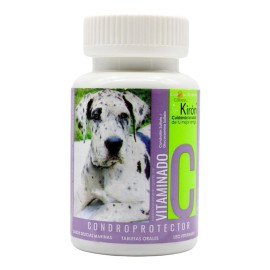Condroprotector Vitaminado C Para Perros 30 Tabletas Kiron