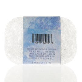 Aira Soap Saver - Soap Dish & Soap Holder Accessory - BPA Free Shower & Bath Soap Holder - Drains Water, Circulates Air, Extends Soap Life - Easy to Clean, Fits All Soap Dish Sets - Crystal