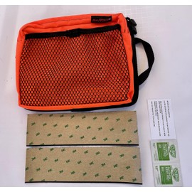 Moto Pockets Motorcycle Top Case Lid Bag, 11"x9" 3.2 Liters, Easily Removable, Made in the USA