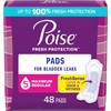 Poise Incontinence & Postpartum Pads for Bladder Leaks, 5 Drop