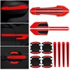 12 Pieces Reflective Car Stickers Set Rearview Mirror Reflective Warning