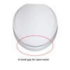 WinZo UF001 Elongated Toilet Seat Cover, Heavy Duty UF Soft