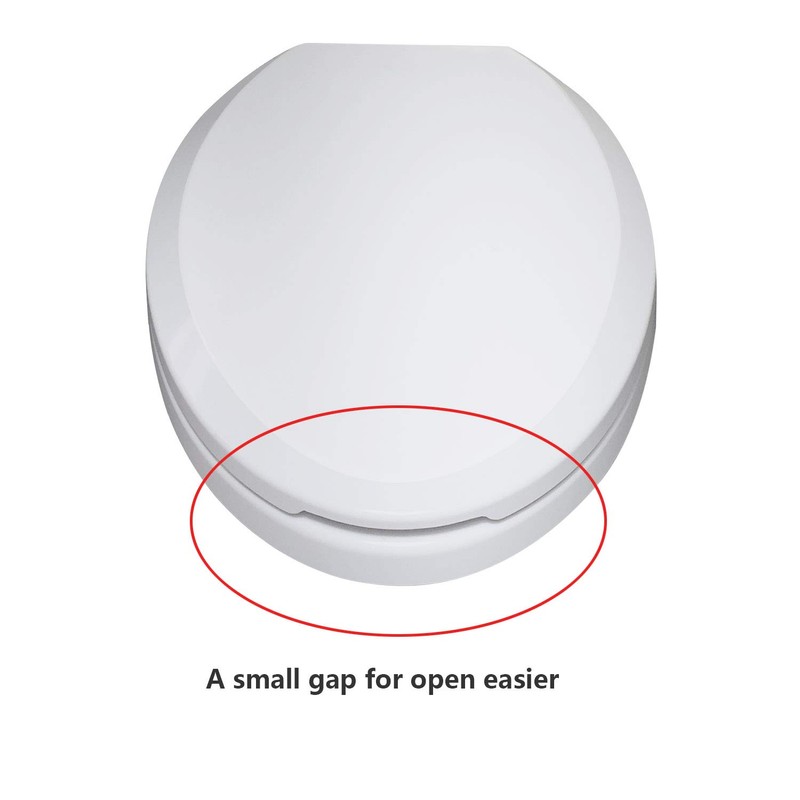 WinZo UF001 Elongated Toilet Seat Cover, Heavy Duty UF Soft