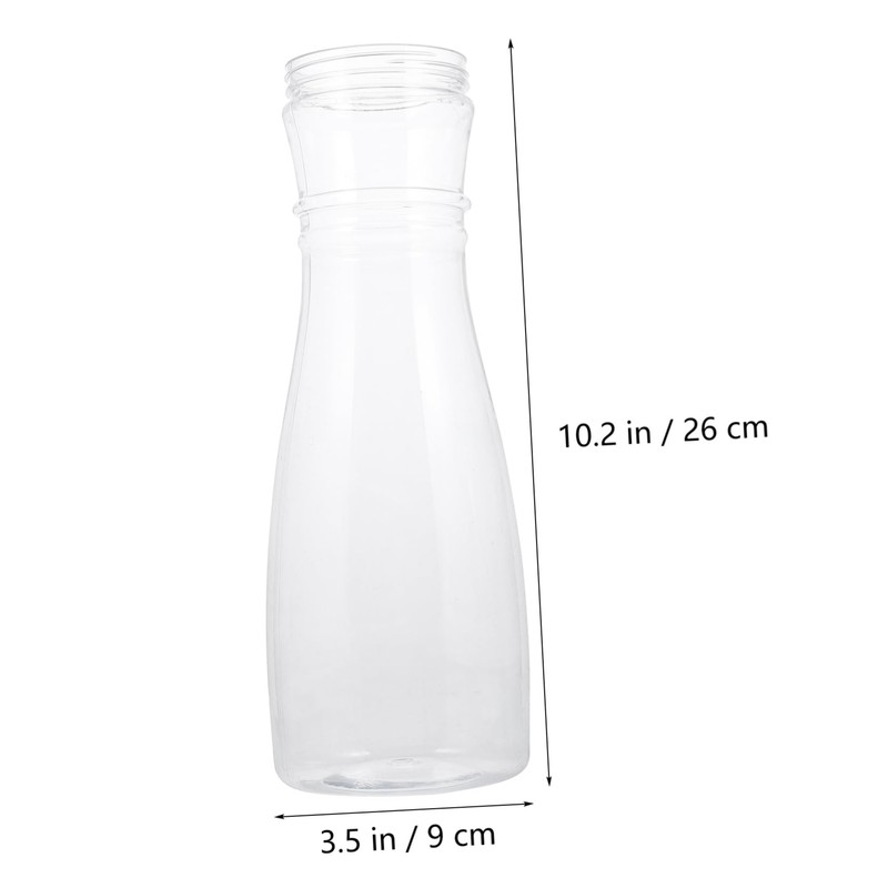 Zerodeko 1set Transparent Plastic Flower Arrangement Vases Modern Desktop Flowerpot