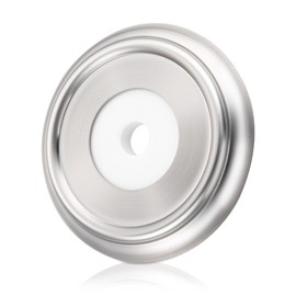 Enhon Metal Tub Spout Cover Ring, Bathroom Faucet Remodeling Wall Plate with Foam Gasket, 1-1/2 Inch ID and 3-5/8 Inch OD(Brushed Nickel)