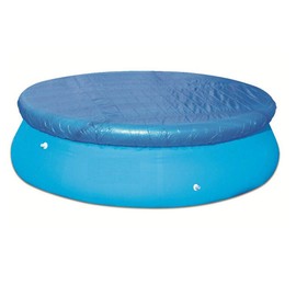 sportuli Round Swimming Pool Cover,Durable Dustproof Rainproof Pool Cover for Inflatable Family Pool Paddling Pools (10ft)