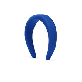 Headband Wide Vintage Retro Style Textile Women's Hair Accessories (Dark Blue)