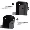 CAXUSD 12 Pcs Flange Code Rods Pole Mount for Closet