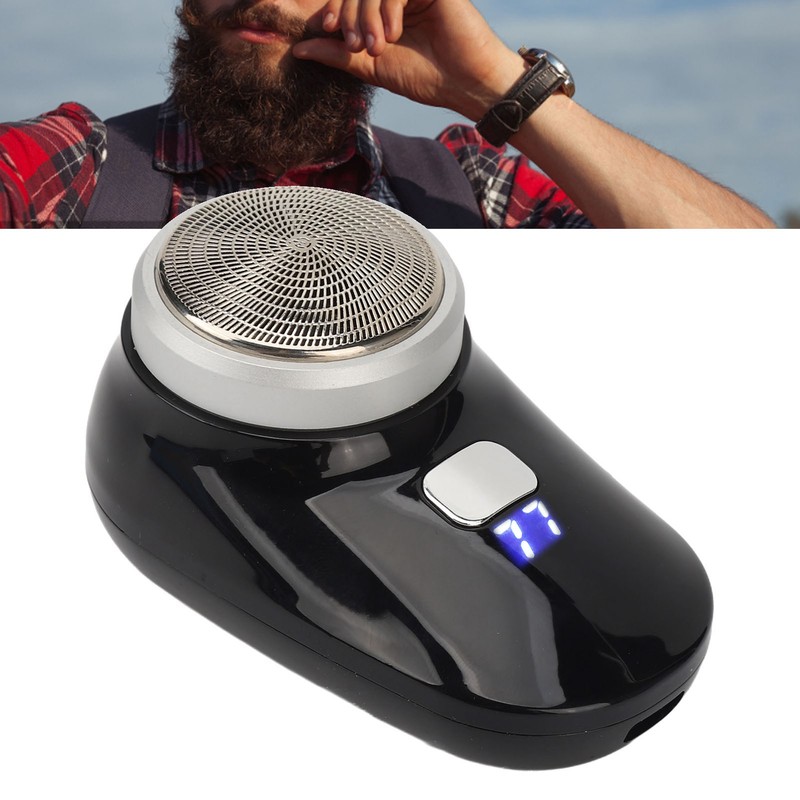 Men Mini Beard Trimmer Electric Portable Beard Trimmer Rechageable Waterproof