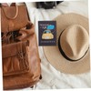COLLBATH Cartera para Niño, Funda para Pasaporte de Viaje en