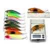 56 pcs Mixed Fish Crankbait Lure Set! Bass Crappie Walleye