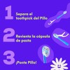 Pillo Cepillo de Dientes Mini desechable con pasta integrada -