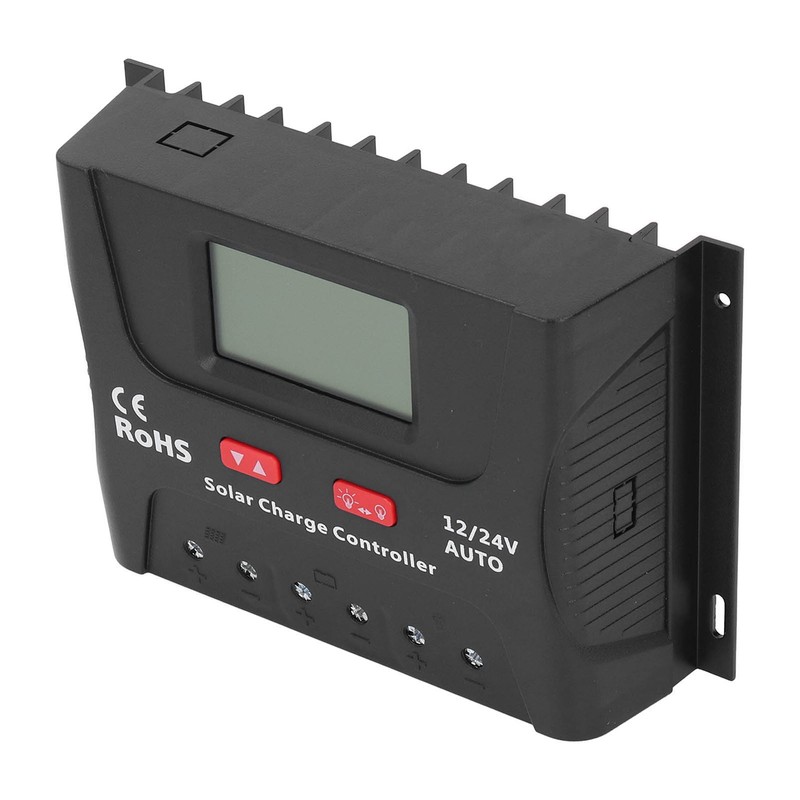 Solar Charge Controller PWM 60A Smart 12V 24V Automatic Identification
