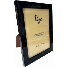 Tizo 5" X 7" Black Wooden Frame, Made in Italy