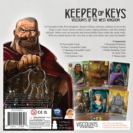 Renegade Game Studios Viscounts of The West Kingdom: Keeper of Keys Expansion - Strategy Board Game, Ages 14+