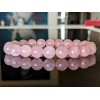 RAYON MADAGASCAR Rose Quartz Bead Bracelet for Men Women Stretch