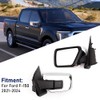 For Ford F150 2021-2024 Door Mirror Assembly with Chrome Back