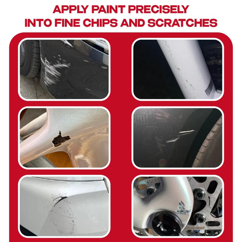 15ml Fillable Aluminum Touch Up Paint Bottles with Brush –