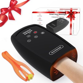 Wutsar Hand Massager with Heat Acupressure Therapy Portable Cordless Recharge...