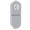 Stainless Steel 10~12mm Glass Door Lock Rotary Knob Open/Close Home