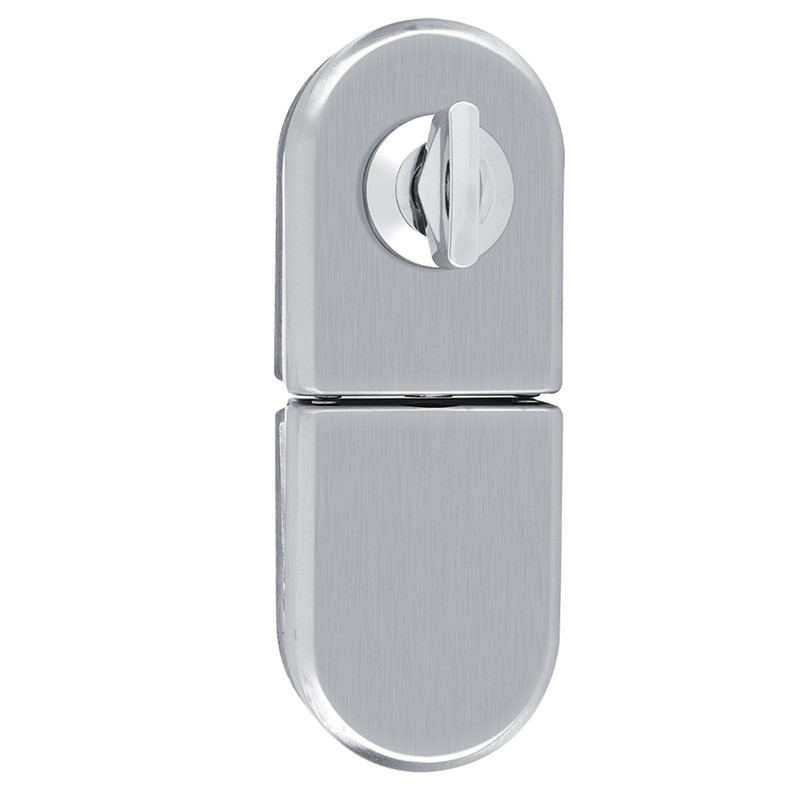 Stainless Steel 10~12mm Glass Door Lock Rotary Knob Open/Close Home
