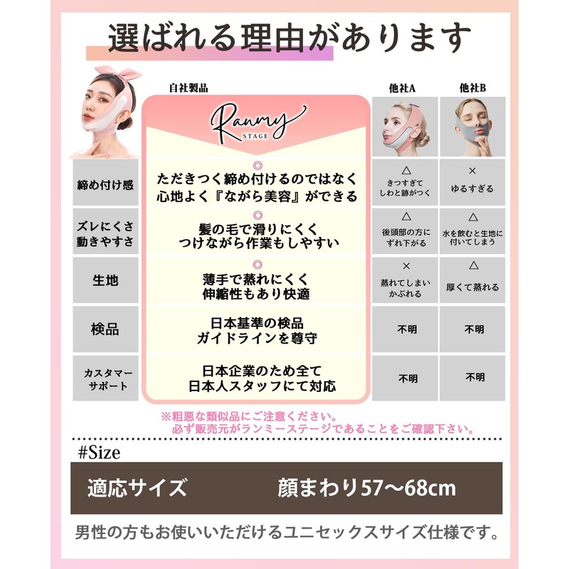 Small Face Belt, Face Band, Anti-Slip Face Belt, Lift Up,