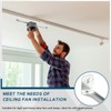 Therwen 2 Pcs Ceiling Fan Brace Electrical Box 14.25 to