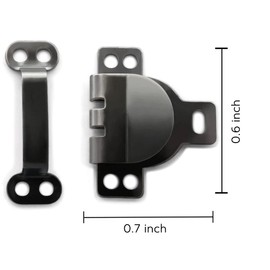 Steel Hook and Eye Metal Hooks and Eyes Closure for Trousers and Skirt Hook and Eye Closures Sew on Hook and Eye Metal Pants Hook and Eye Black Nickel Set of 4