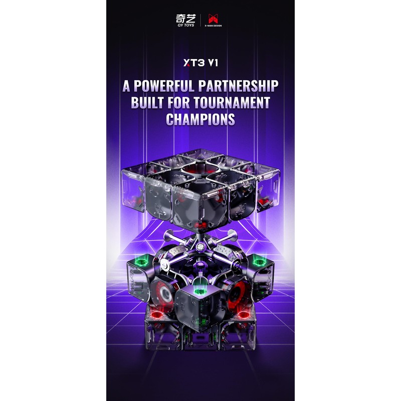 Kancharo XMD Series [With Pouch/Genuine] Magnetic Competition Cube (Stickerless, XT3