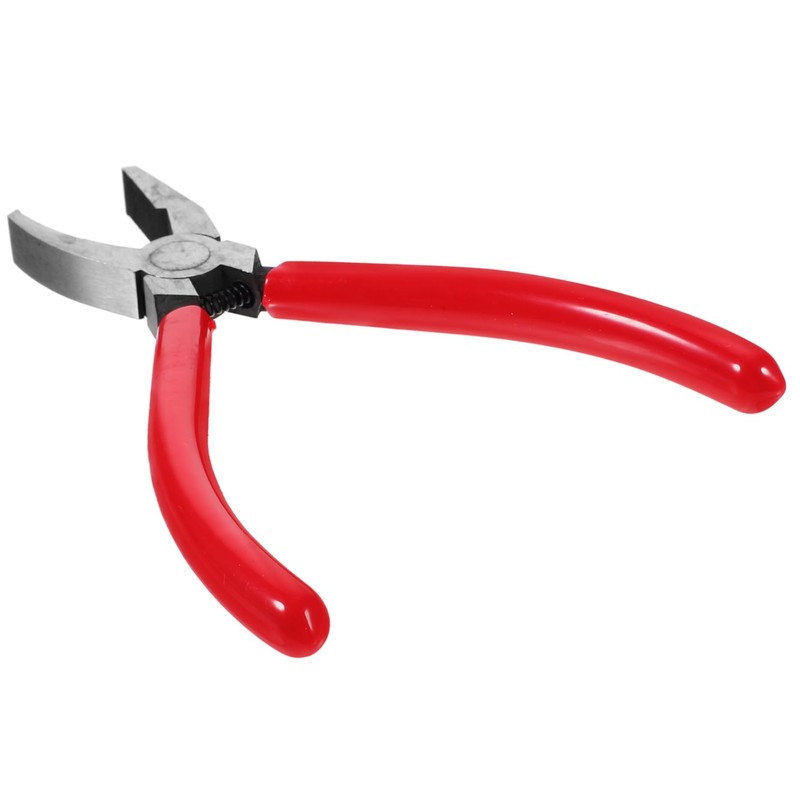 VILLFUL Heavy Duty Glass Breaking Pliers with Curved Jaw Precision