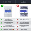 Electricity Meter [FLDS100-DR] for DIN Rail with Day Counter (Resettable)