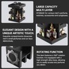 Cologne Organizer for Men Rotating Bathroom Counter Organizer, 3-Tier Solid