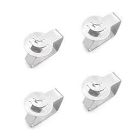 Alnicov 4PCS Tablecloth Clips,Stainless Steel Thickened Strong Cloth Clips Table Cover Clamps Table Cloth Clips Holders for Home Party Picnic(Moon)