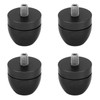 Aluminum Alloy Speaker Isolation Stand Feet Shock Absorption Pads for