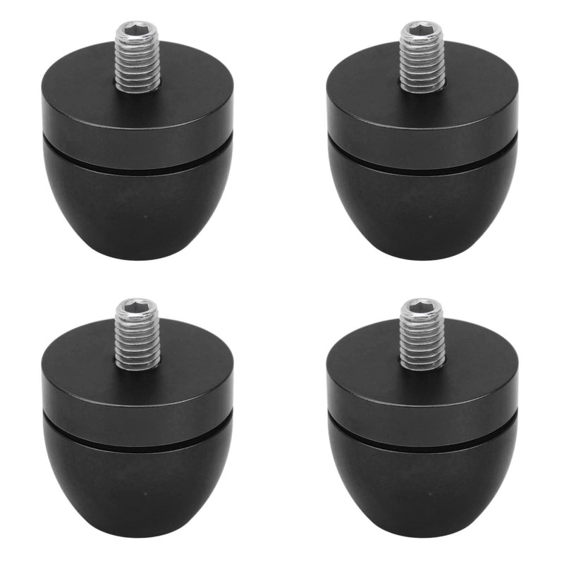 Aluminum Alloy Speaker Isolation Stand Feet Shock Absorption Pads for