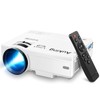 AuKing Projector, 2024 Upgraded Mini Projector, Full HD 1080P Home