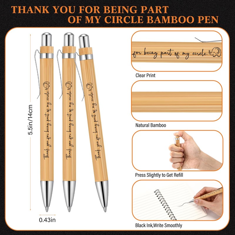 Harloon 20 Sets Thanksgiving Elephant Friendship Gift Friendsgiving A6 Spiral
