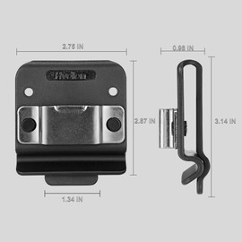 Tape Measure Holder, Tape Measure Holder for Belt, Drill Holster, Tool Belt with Belt Clip, Suitable for Measuring Tape, Impact Driver Any Tape Holster with a Clip.