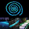 LAUQEE Glow in The Dark Garden Pebbles Stones Rocks for