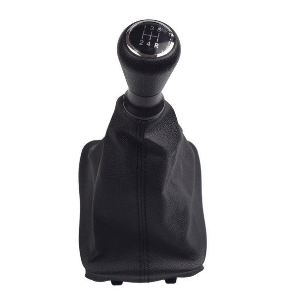 Hacreyatu 5 Speed Gear Shift Knob Anti-dust Cover Black Waterproof