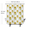 Ulticool Shower Curtain - Sunflower Sun Nature Happy - 180