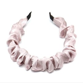 QinGoo Pleated Headband Women Headband Hair Accessories Elegant Girls Hair Accessory 1 Piece (Grey Liliac)