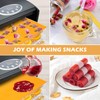 6PCS Silicone Dehydrator Sheets with Edge,Avkast Fruit Leather Trays Compatible
