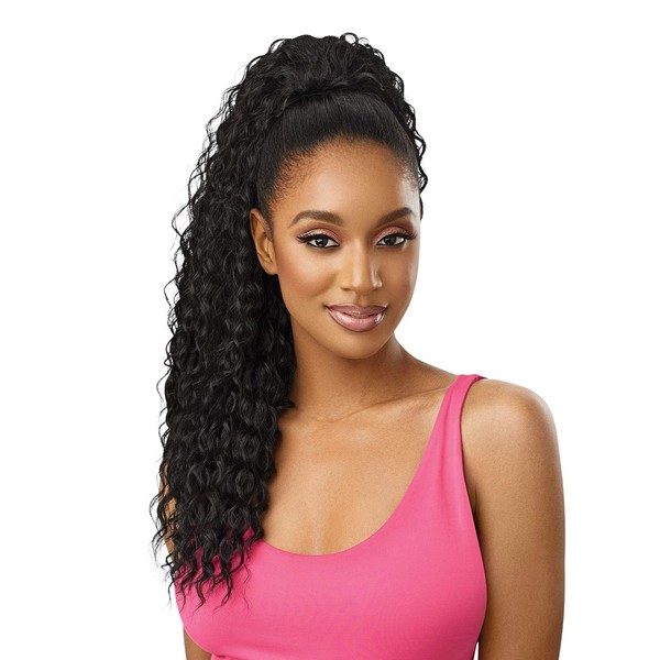 Outre Ponytail Pretty Quick Deep Curl 24" (DRHNBRN)