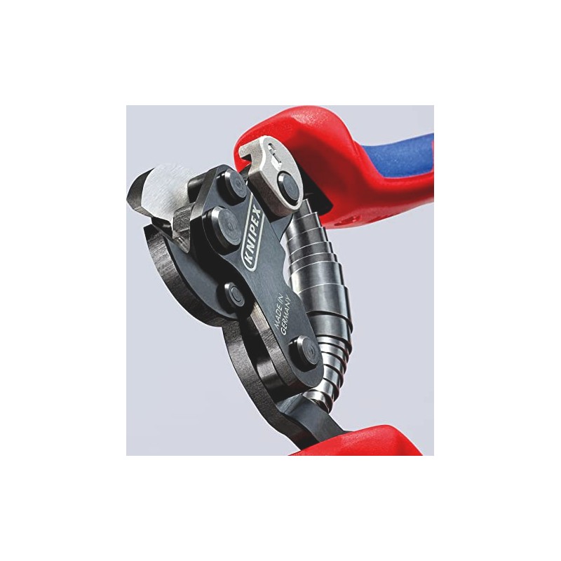 Knipex Wire Rope Cutter for tyre cord burnished, with multi-component