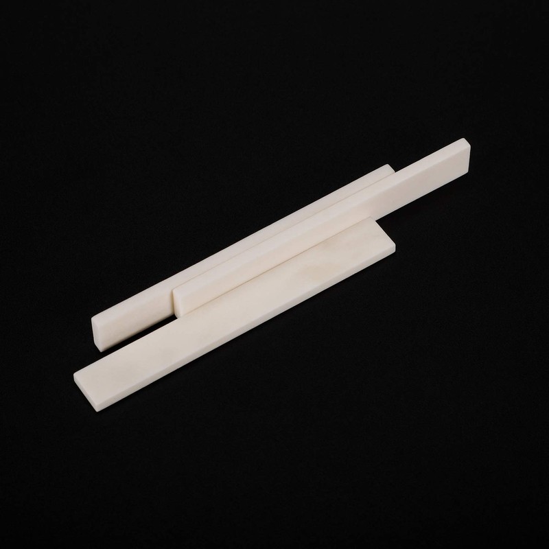 Alnicov 6Pcs Acoustic Guitar Bone Blanks Saddle,Guitar Bridge Saddle Blank