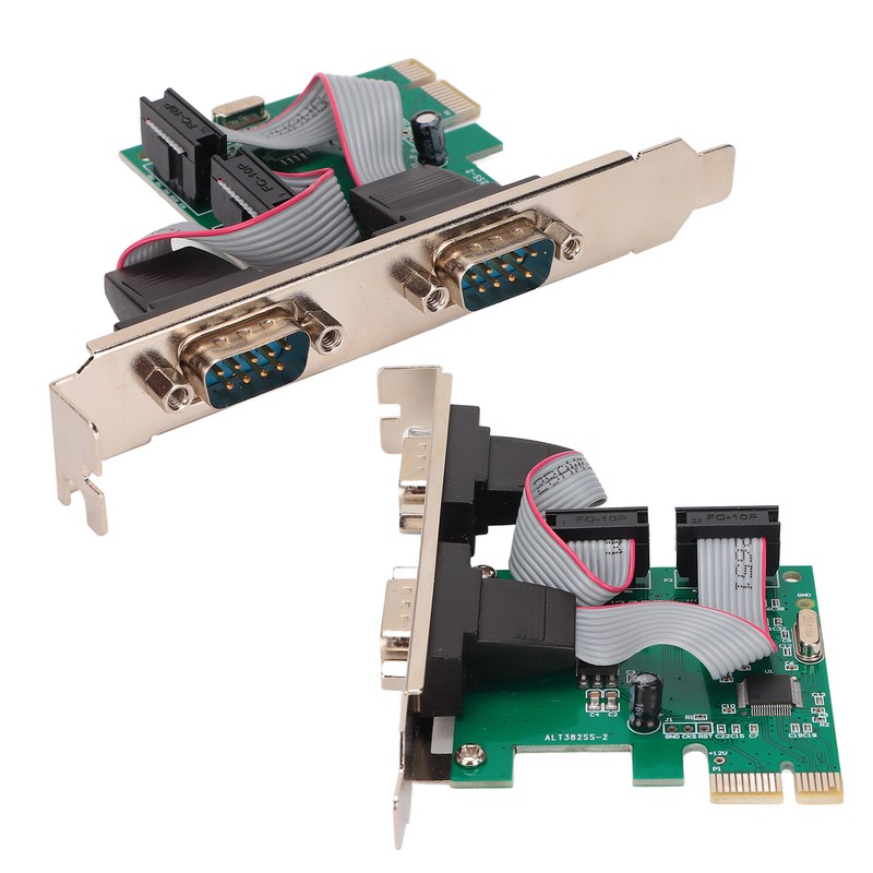 Pcie Expansion Card PCIE Serial Card Computer Desktop COM Port