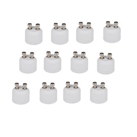 FINELED (12 unidades) GU10 a MR16 adaptadores convertidores de luz portalámparas